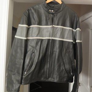 Men's Retro Leather Motorcycle Jacket